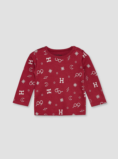 Warner Bros Cotton Round Neck Long Sleeves Pyjama Set with Harry Potter Print-baby-boys-clothing-nightwear-pyjamasets-image-3