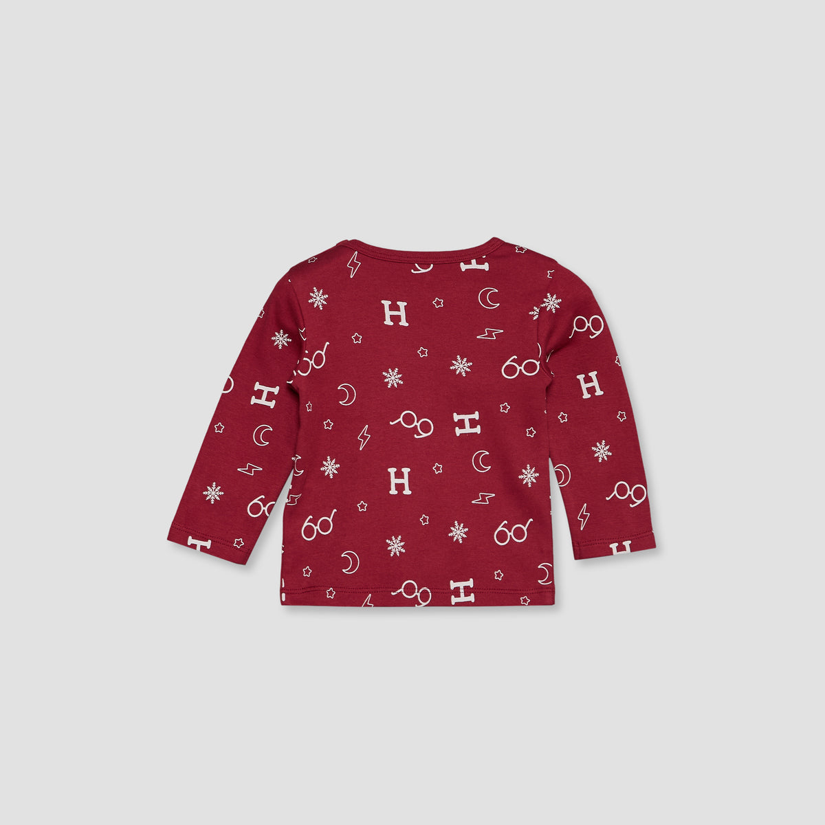 Warner Bros Cotton Round Neck Long Sleeves Pyjama Set with Harry Potter Print