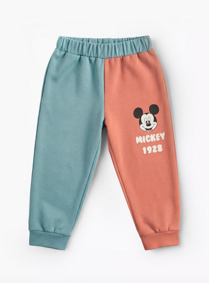 Disney Cotton Crew Neck Long Sleeves Pyjama Set with Mickey Mouse Print-baby-boys-clothing-nightwear-pyjamasets-image-4