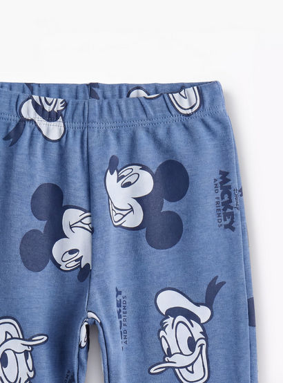 Disney Cotton Long Sleeves Pyjama Set with Mickey Mouse and Friends Print-baby-boys-clothing-nightwear-pyjamasets-image-6