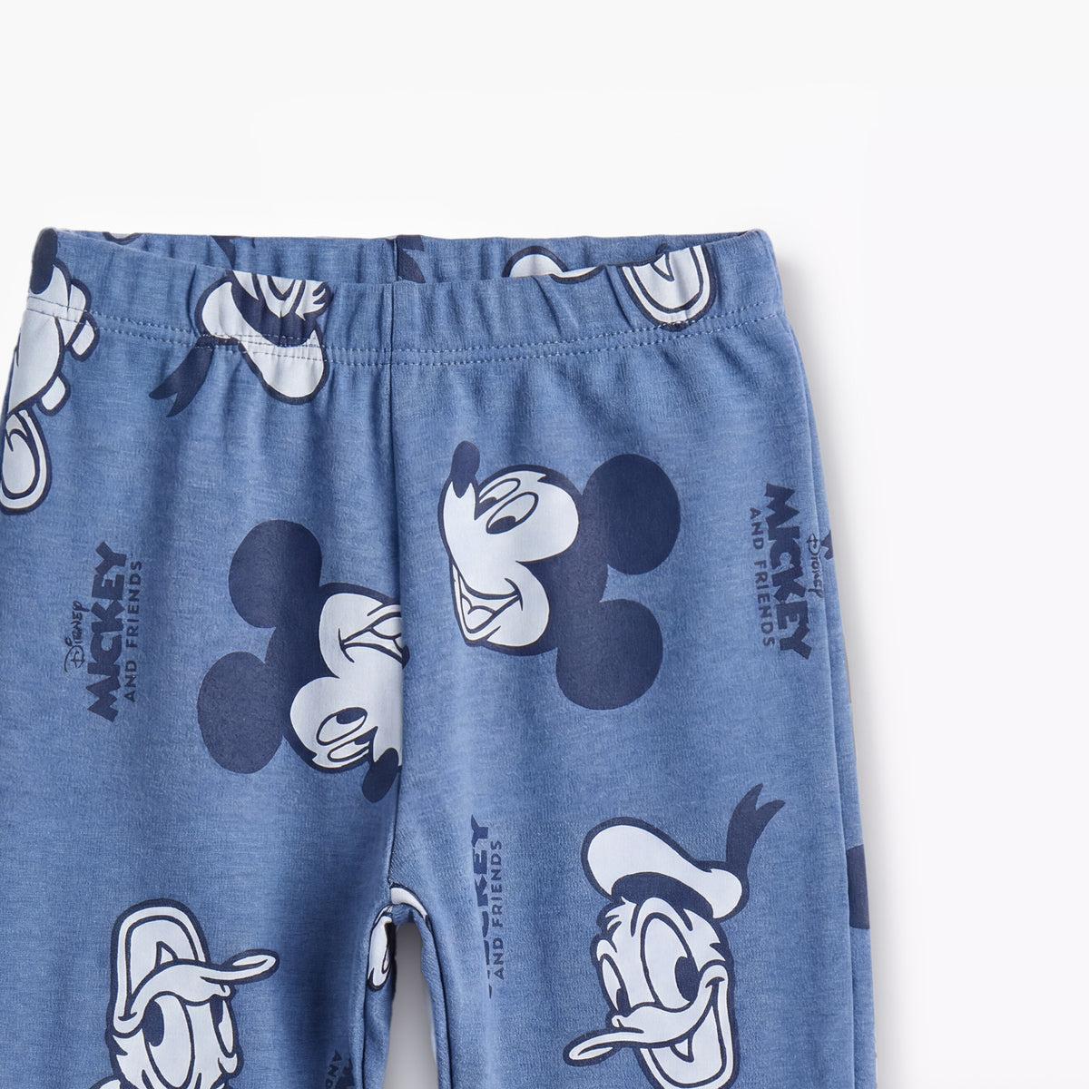 Disney Cotton Long Sleeves Pyjama Set with Mickey Mouse and Friends Print