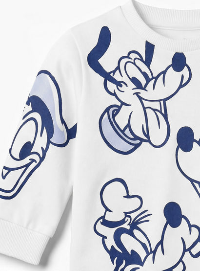 Disney Cotton Long Sleeves Pyjama Set with Mickey Mouse and Friends Print-baby-boys-clothing-nightwear-pyjamasets-image-7