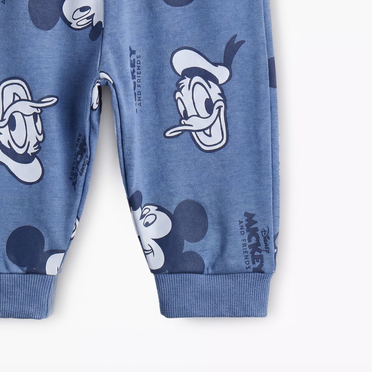 Disney Cotton Long Sleeves Pyjama Set with Mickey Mouse and Friends Print