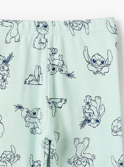 Disney Cotton Round Neck Long Sleeves Pyjama Set with Stitch Applique-baby-boys-clothing-nightwear-pyjamasets-image-6
