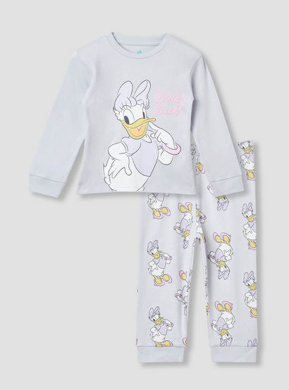 Disney Pyjama Set with Daisy Duck Print - Cotton - Long Sleeves - Crew Neck-promo_babyshop_Buy2for79_UAE130126-image-1