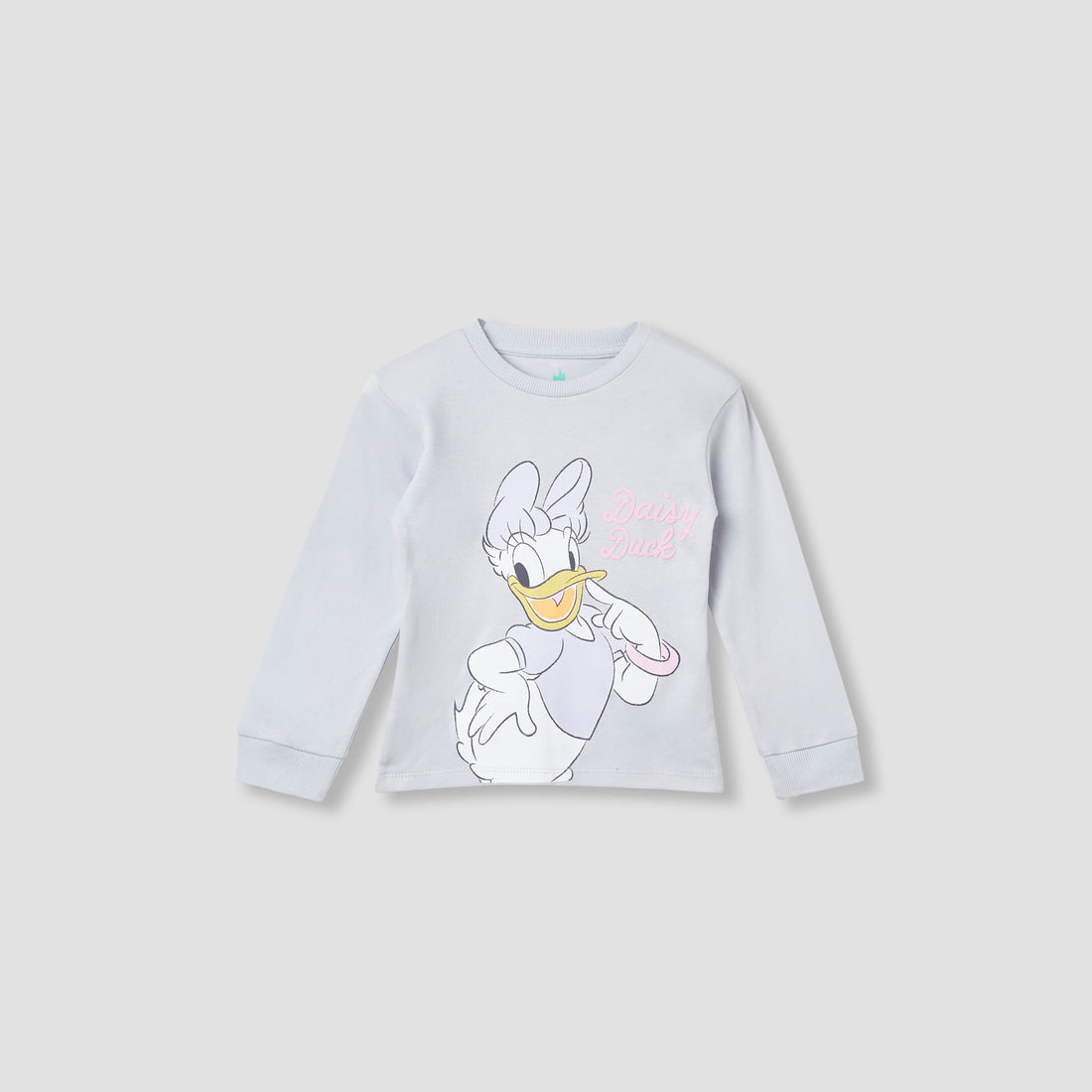 Disney Pyjama Set with Daisy Duck Print - Cotton - Long Sleeves - Crew Neck