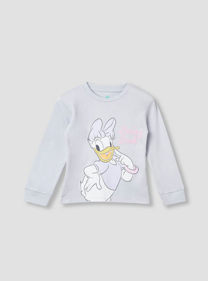 Disney Pyjama Set with Daisy Duck Print - Cotton - Long Sleeves - Crew Neck-promo_babyshop_Buy2for79_UAE130126-image-2