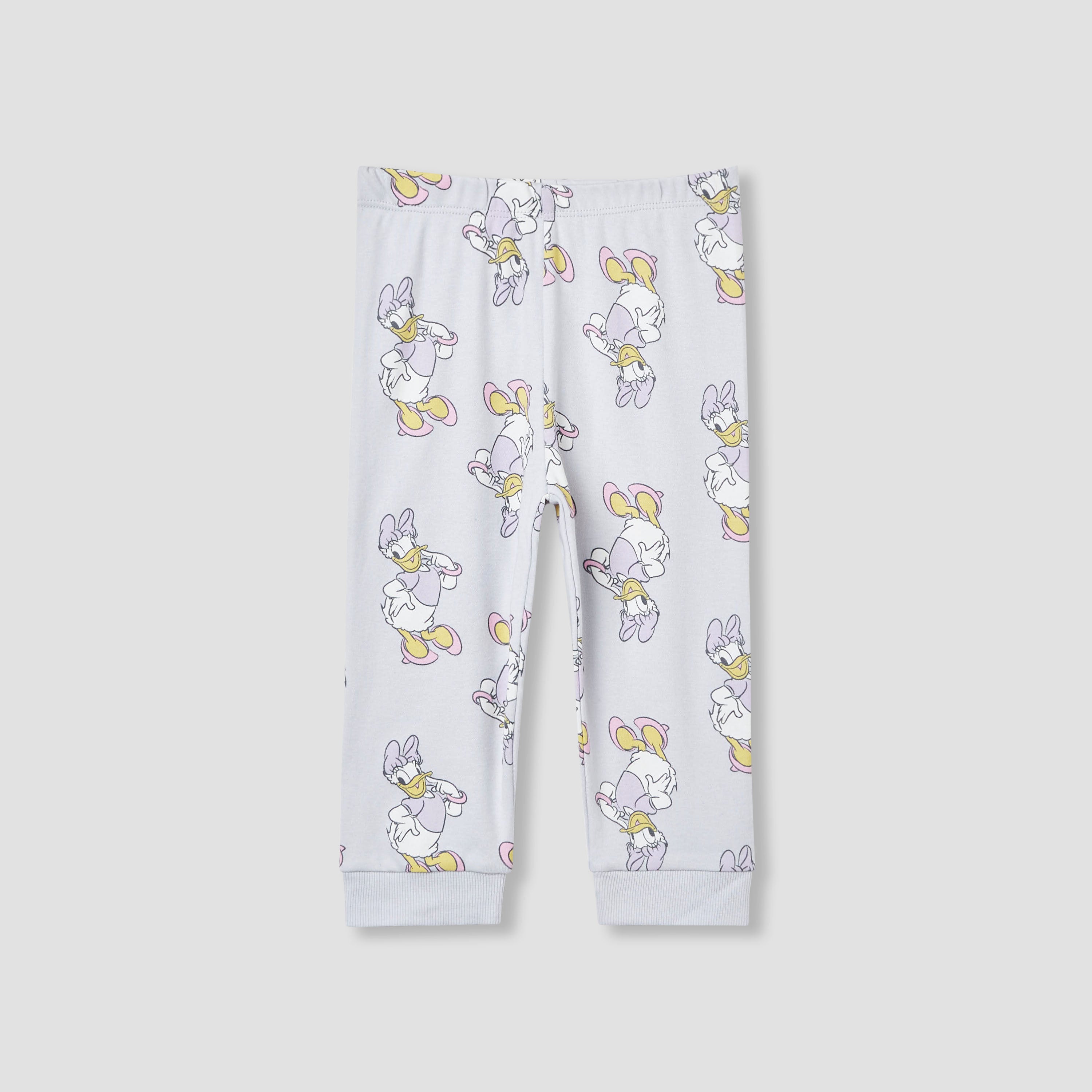 Disney Pyjama Set with Daisy Duck Print - Cotton - Long Sleeves - Crew Neck