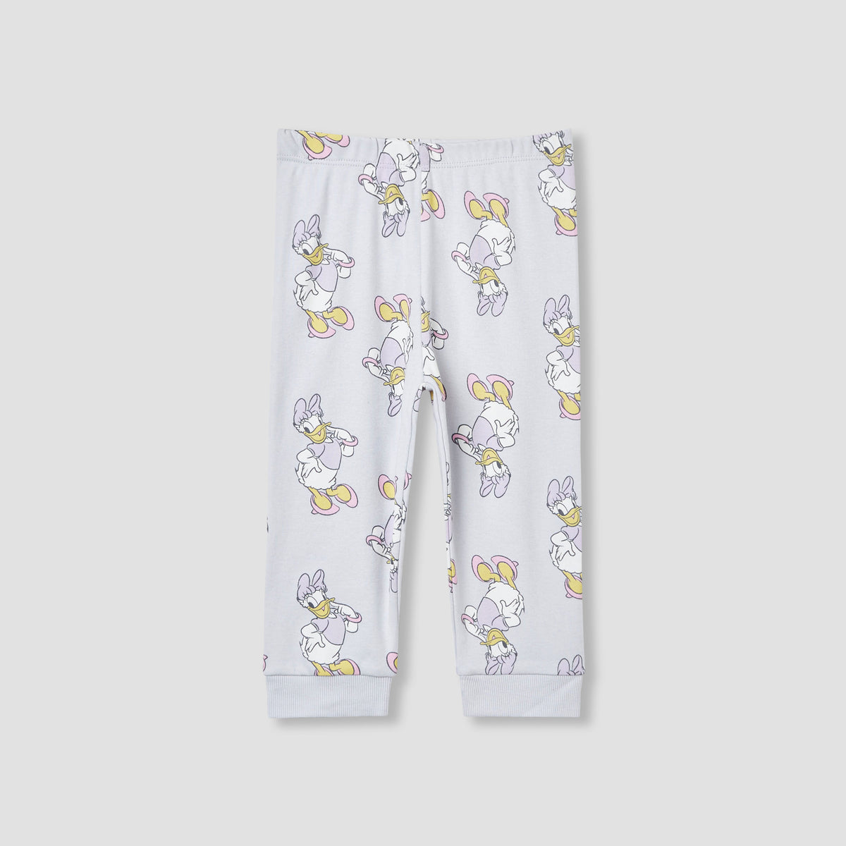 Disney Pyjama Set with Daisy Duck Print - Cotton - Long Sleeves - Crew Neck