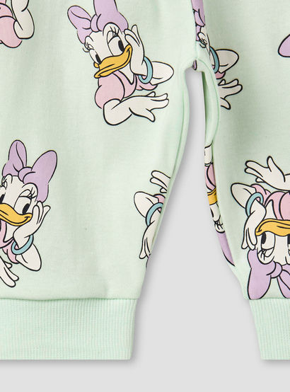Disney Cotton Round Neck Long Sleeves Pyjama Set with Daisy Duck Print-baby-girls-clothing-nightwear-pyjamasets-image-10