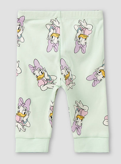 Disney Cotton Round Neck Long Sleeves Pyjama Set with Daisy Duck Print-baby-girls-clothing-nightwear-pyjamasets-image-6