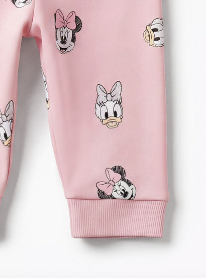 Disney Cotton Round Neck Long Sleeves Pyjama Set with Minnie Mouse and Daisy Duck Print-baby-girls-clothing-nightwear-pyjamasets-image-8
