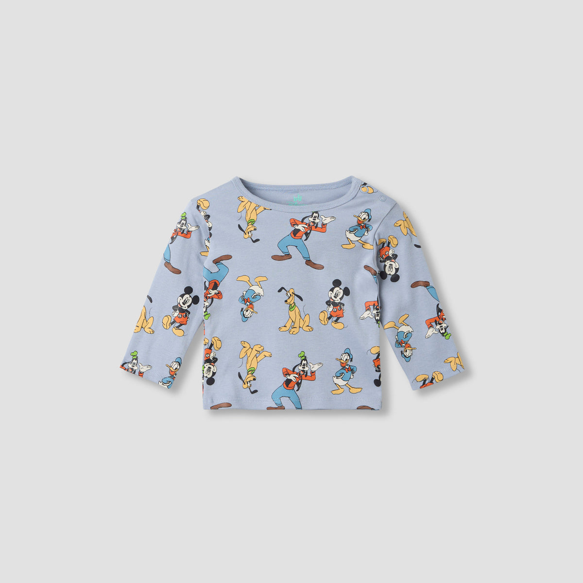 Disney Mickey Mouse and Friends Print T-shirt and Pyjama Set