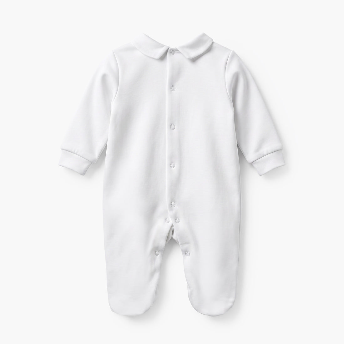 Disney Cotton Collared Long Sleeves Sleepsuit with Pleated Design