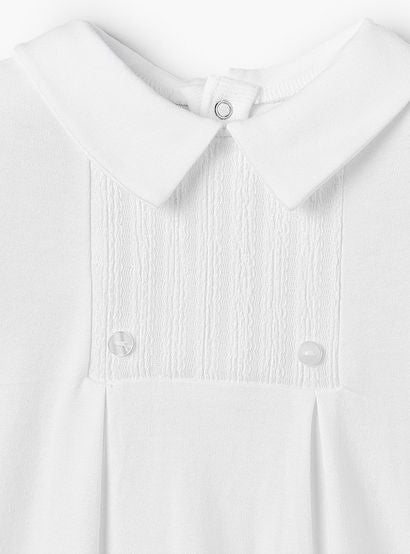 Disney Cotton Collared Long Sleeves Sleepsuit with Pleated Design-baby-boys-clothing-nightwear-sleepsuits-image-3