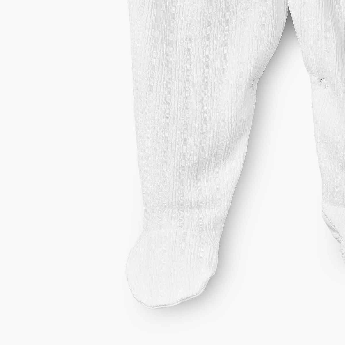 Giggles Cotton Collared Long Sleeves Sleepsuit with Snap Button Closure