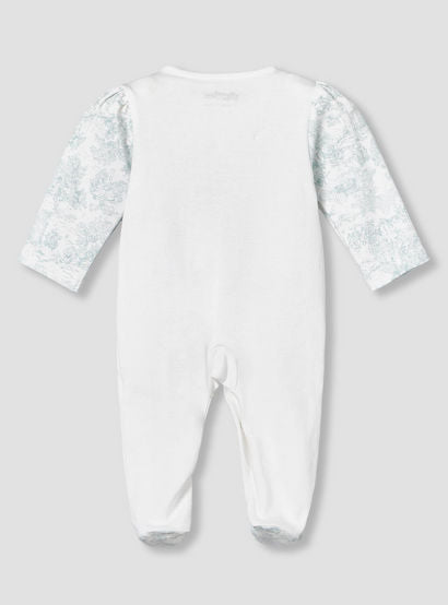 Giggles Cotton Crew Neck Long Sleeve Sleepsuit with Floral Embroidery-baby-girls-clothing-nightwear-sleepsuits-image-3