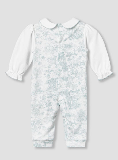 Giggles Peter Pan Collar Long Sleeves Sleepsuit with Smock Design-baby-girls-clothing-nightwear-sleepsuits-image-3