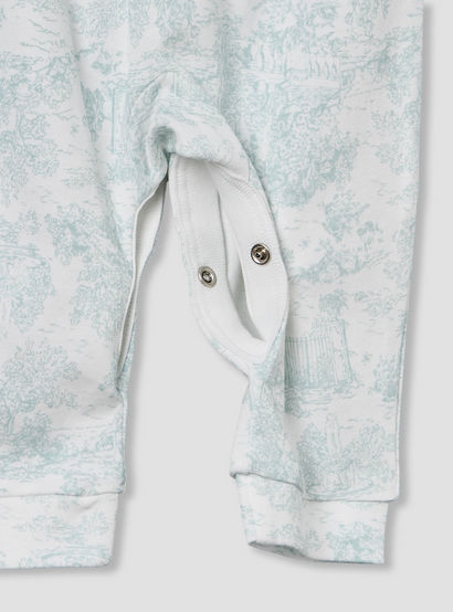 Giggles Peter Pan Collar Long Sleeves Sleepsuit with Smock Design-baby-girls-clothing-nightwear-sleepsuits-image-5