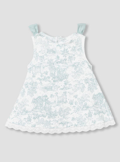 Giggles Round Neck Sleeveless A-line Dress with Bow Applique-baby-girls-clothing-dressesandjumpsuits-image-3