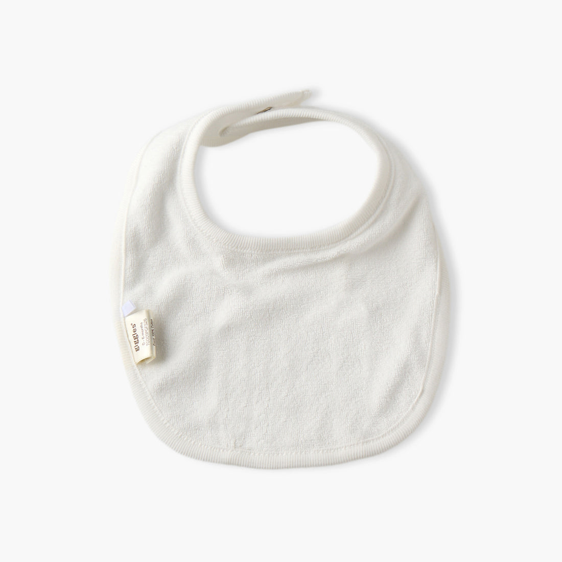 Giggles Baby Bib with Snap Button Closure