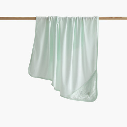 Giggles Textured Receiving Blanket - Green / 0-6 mths