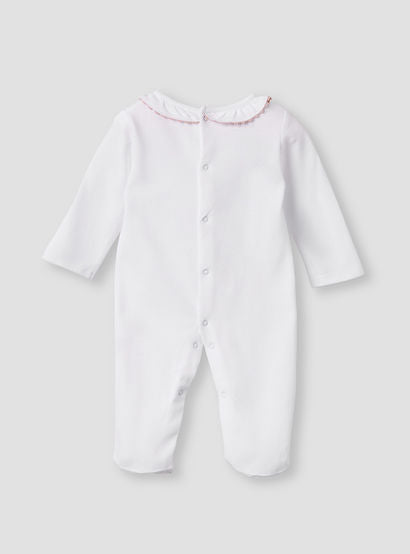 Giggles Embroidered Sleepsuit with Long Sleeves and Button Closure-baby-girls-clothing-nightwear-sleepsuits-image-3