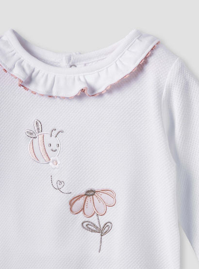 Giggles Embroidered Sleepsuit with Long Sleeves and Button Closure-baby-girls-clothing-nightwear-sleepsuits-image-4