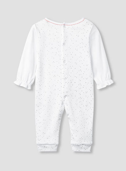 Giggles Embroidered Sleepsuit with Long Sleeves and Button Closure-baby-girls-clothing-nightwear-sleepsuits-image-2