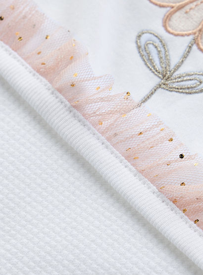 Giggles Floral Embroidered Hooded Receiving Blanket-baby-nursery-blanketsandswaddles-receivingblankets-image-4