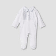 Giggles Printed Sleepsuit with Long Sleeves and Button Closure-undefined-image-1