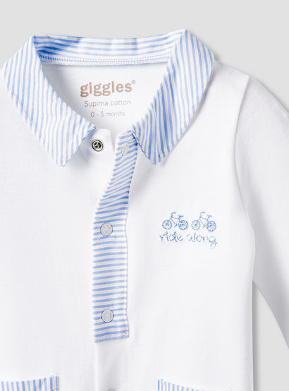 Giggles Striped Sleepsuit with Long Sleeves and Button Closure-baby-boys-clothing-nightwear-sleepsuits-image-3