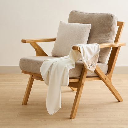 Giggles Textured Hooded Receiving Blanket - 70x70 cm