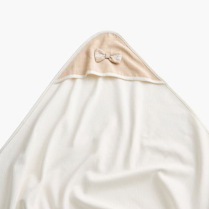 Giggles Textured Hooded Receiving Blanket - 70x70 cm