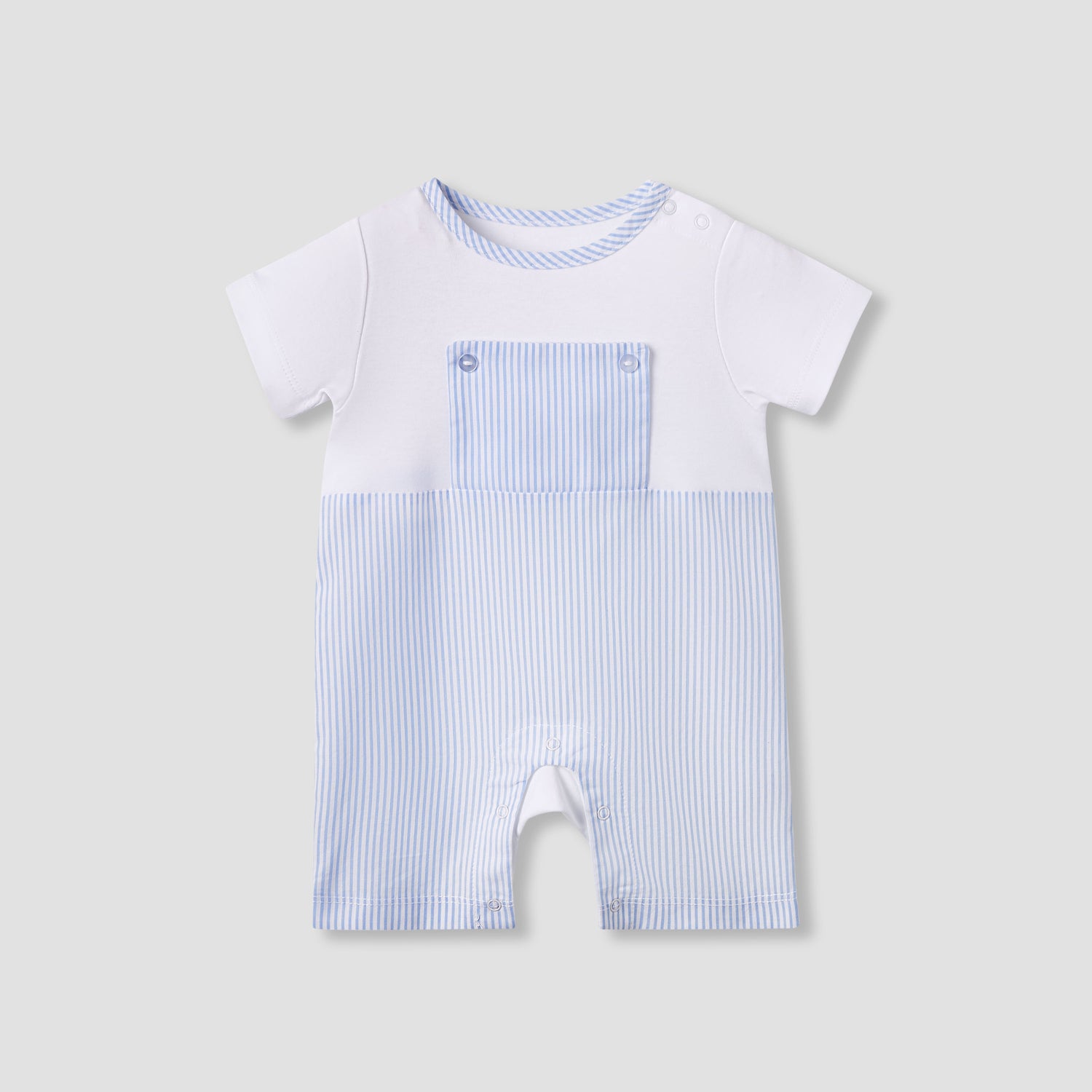 Giggles Striped Romper