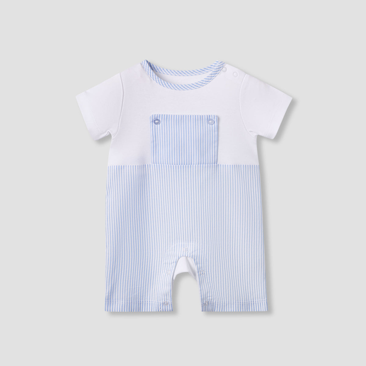 Giggles Striped Romper