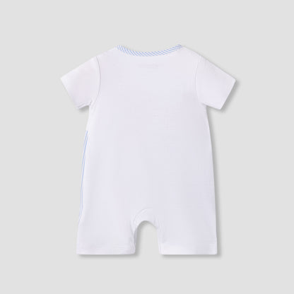 Giggles Striped Romper