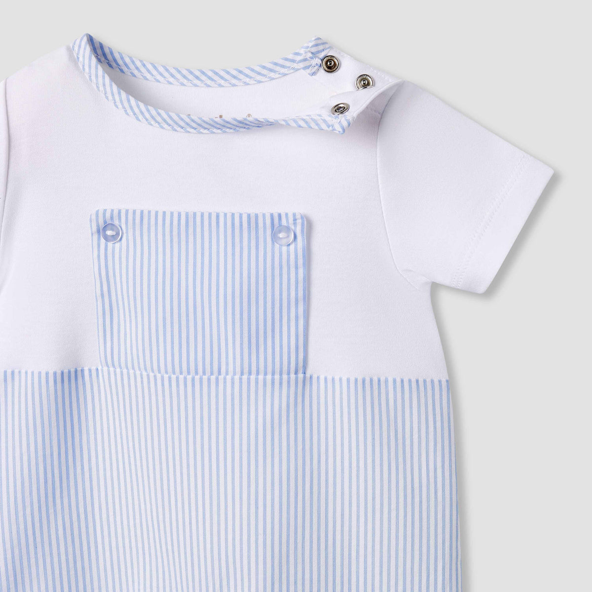 Giggles Striped Romper