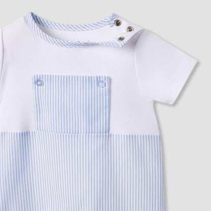 Giggles Striped Romper