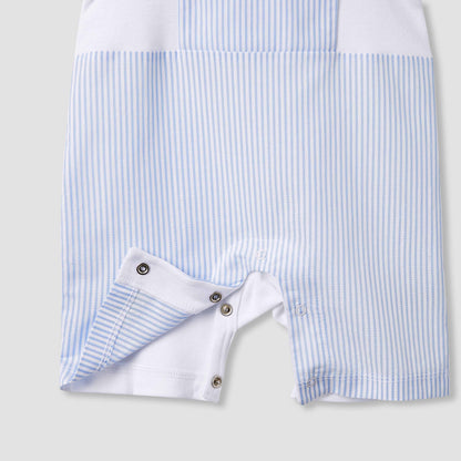Giggles Striped Romper