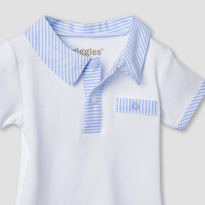 Giggles Striped T-shirt and Shorts Set