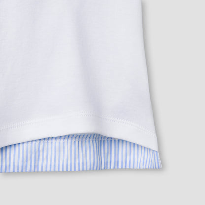 Giggles Striped T-shirt and Shorts Set