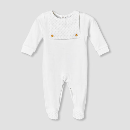 Giggles Round Neck Sleeveless Bodysuit with Snap Button Closure