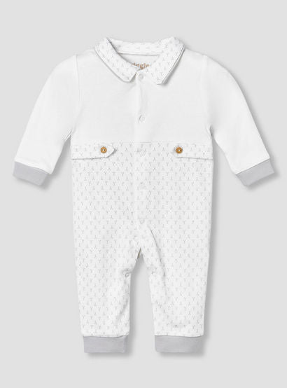 Giggles Cotton Collared Long Sleeve Sleepsuit with Snap Button Closure-baby-boys-clothing-nightwear-sleepsuits-image-2