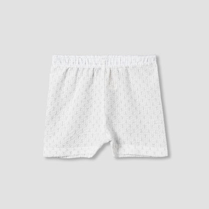 Giggles Cotton Collared Short Sleeve Pyjama Set with Dot Print