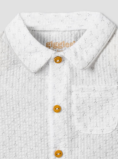 Giggles Cotton Collared Short Sleeve Pyjama Set with Dot Print-baby-boys-clothing-nightwear-pyjamasets-image-4
