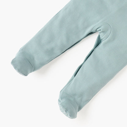 Giggles Colourblock Closed Feet Sleepsuit with Button Closure