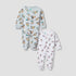 Disney Mickey Mouse and Friends Print Sleepsuit - Set of 2 - Blue / 9-12 mths