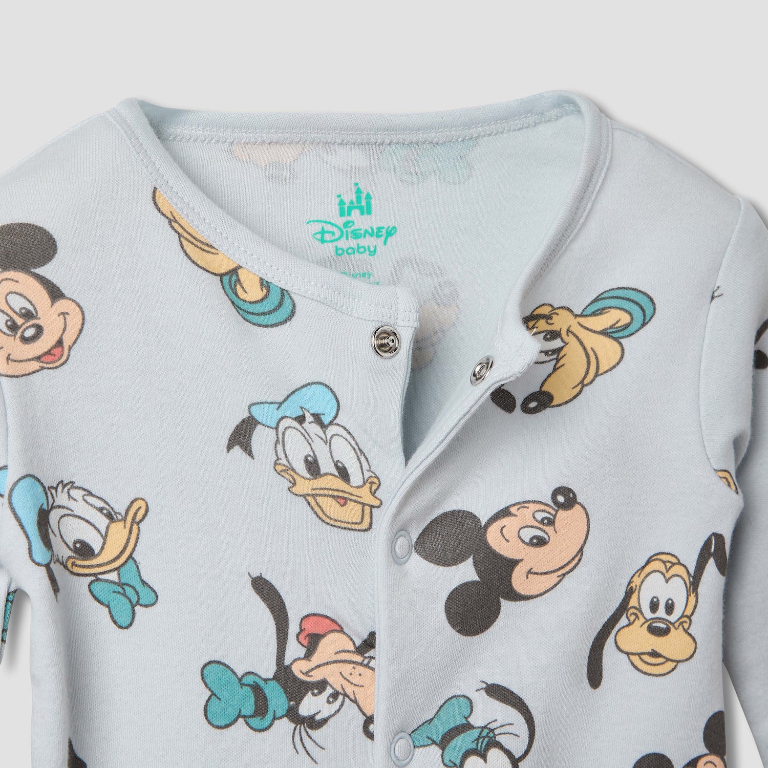 Disney Mickey Mouse and Friends Print Sleepsuit - Set of 2