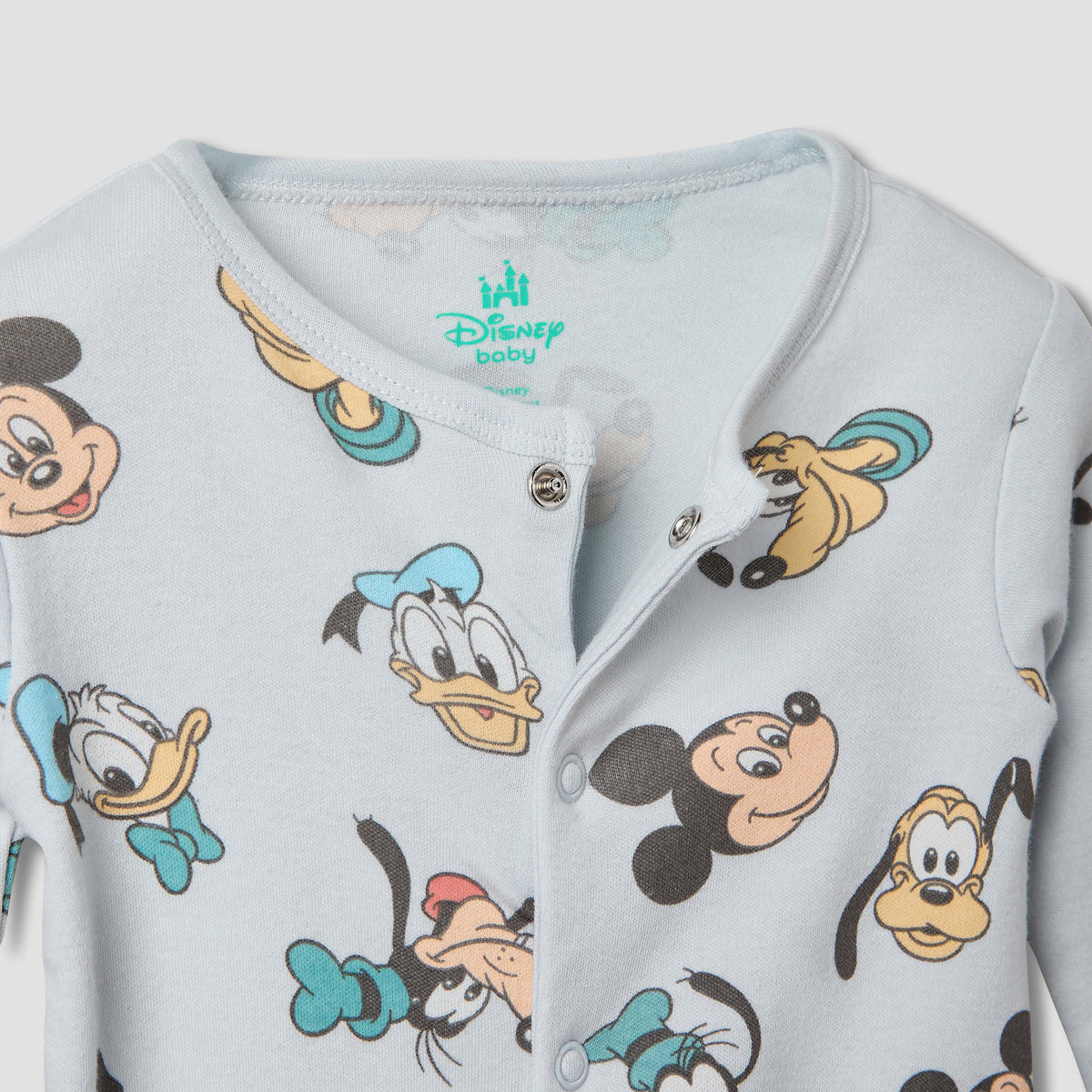 Disney Mickey Mouse and Friends Print Sleepsuit - Set of 2